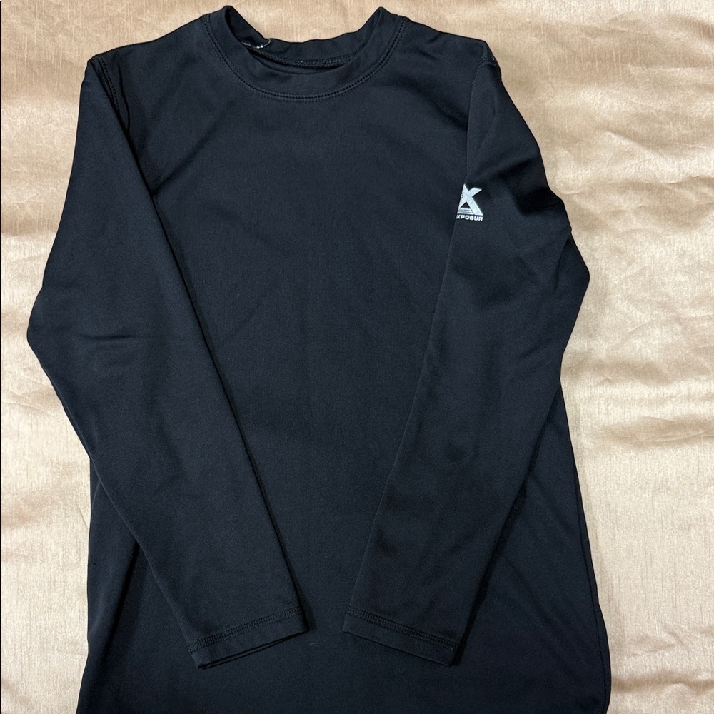 ZeroXposur Black Long Sleeve kids thermal